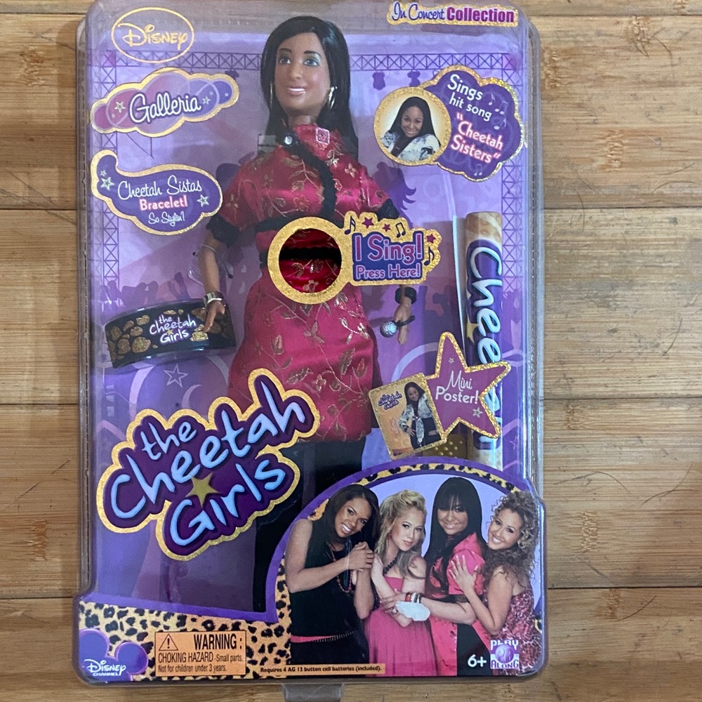 Disney Galleria The Cheetah Girls Doll - Pink Dress with Black Hair